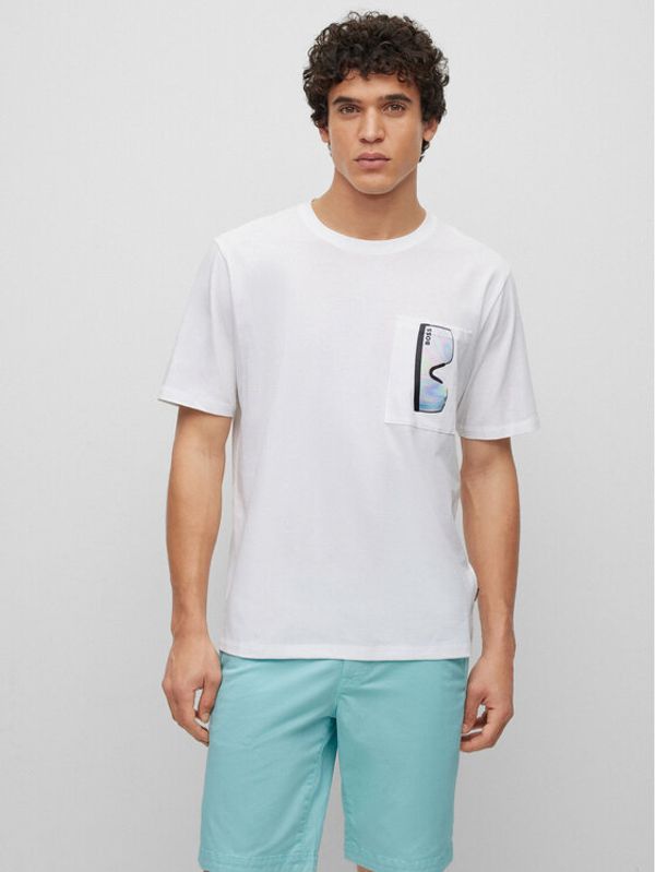 Boss Boss Тишърт 50491748 Бежов Relaxed Fit