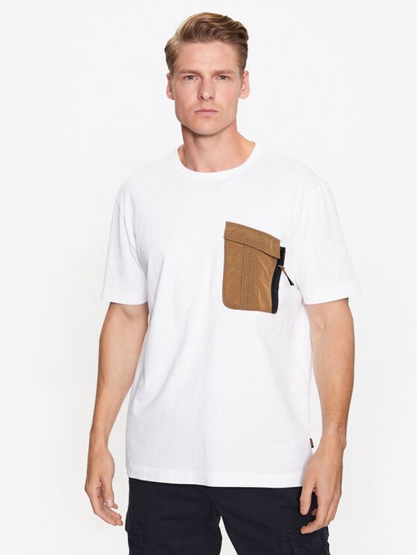 Boss Boss Тишърт 50491749 Бял Oversize