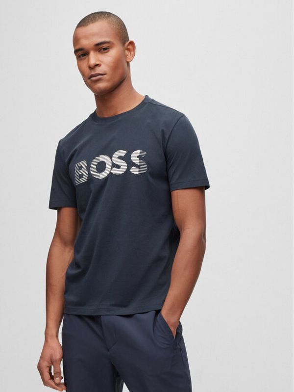 Boss Boss Тишърт 50494106 Тъмносин Regular Fit