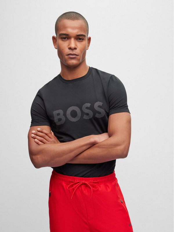 Boss Boss Тишърт 50494339 Черен Slim Fit