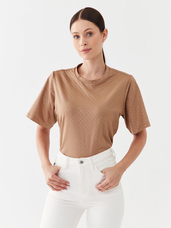 Boss Boss Тишърт 50494353 Бежов Oversize