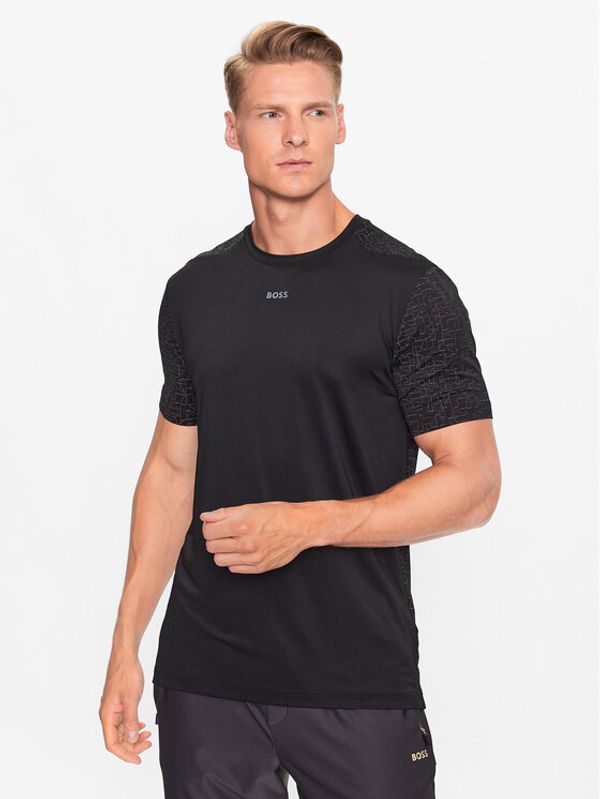 Boss Boss Тишърт 50494735 Черен Slim Fit