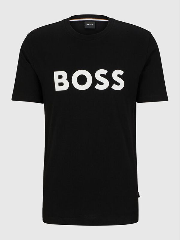 Boss Boss Тишърт 50495742 Черен Regular Fit