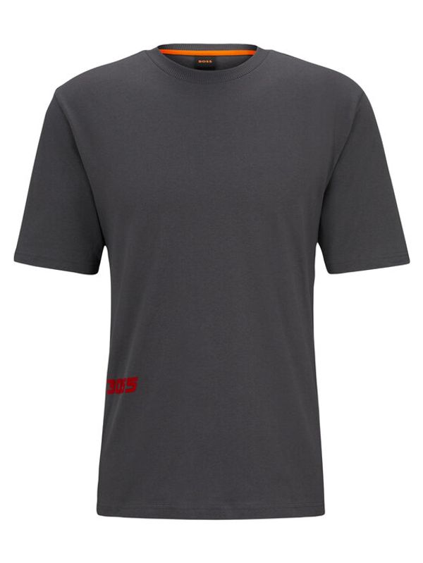 Boss Boss Тишърт 50495743 Сив Relaxed Fit