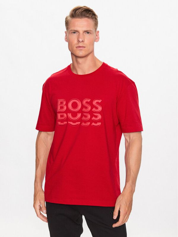 Boss Boss Тишърт 50495876 Червен Regular Fit