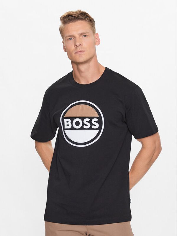 Boss Boss Тишърт 50496223 Черен Regular Fit