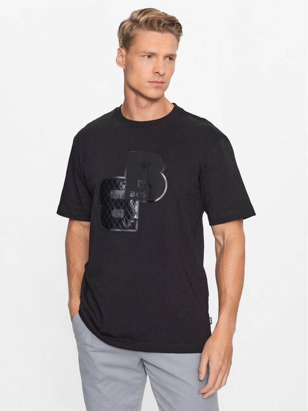 Boss Boss Тишърт 50496663 Черен Regular Fit