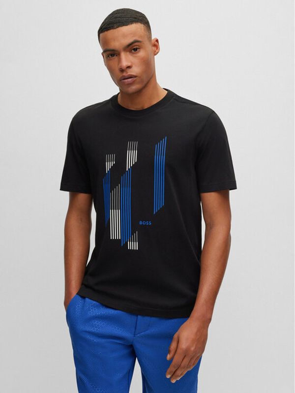 Boss Boss Тишърт 50499973 Черен Regular Fit