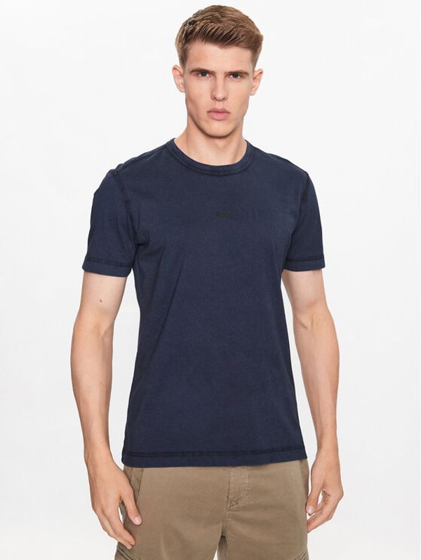 Boss Boss Тишърт 50502173 Тъмносин Regular Fit