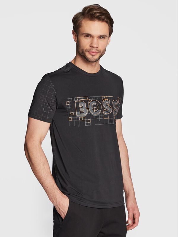 Boss Boss Тишърт Active 50477170 Черен Slim Fit