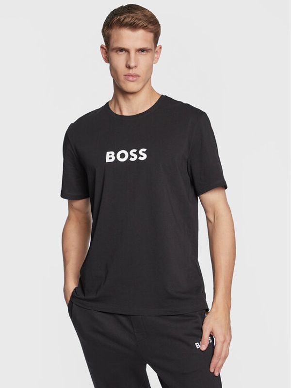 Boss Boss Тишърт Easy 50485867 Черен Regular Fit