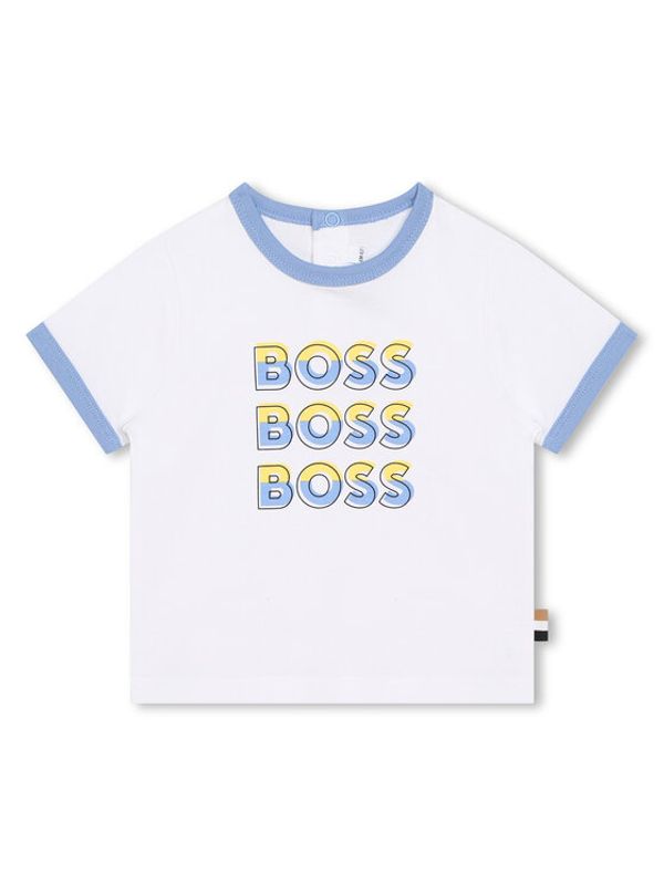 Boss Boss Тишърт J05A07 S Бял Regular Fit