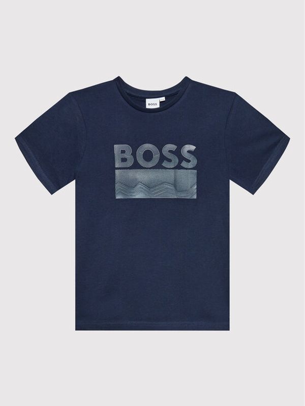 Boss Boss Тишърт J25M02 S Тъмносин Regular Fit