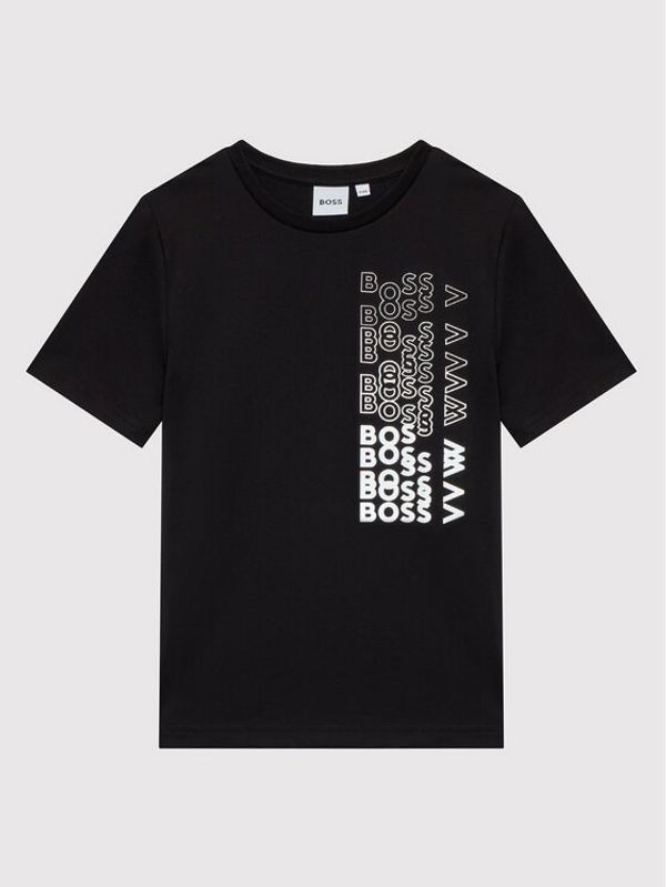 Boss Boss Тишърт J25M23 S Черен Regular Fit