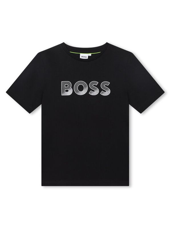 Boss Boss Тишърт J25O03 D Черен Regular Fit