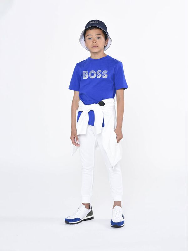 Boss Boss Тишърт J25O03 D Син Regular Fit