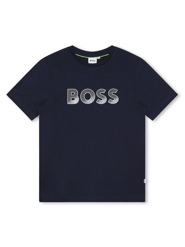 Boss Boss Тишърт J25O03 S Тъмносин Regular Fit