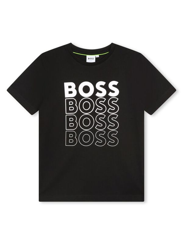 Boss Boss Тишърт J25O05 S Черен Regular Fit