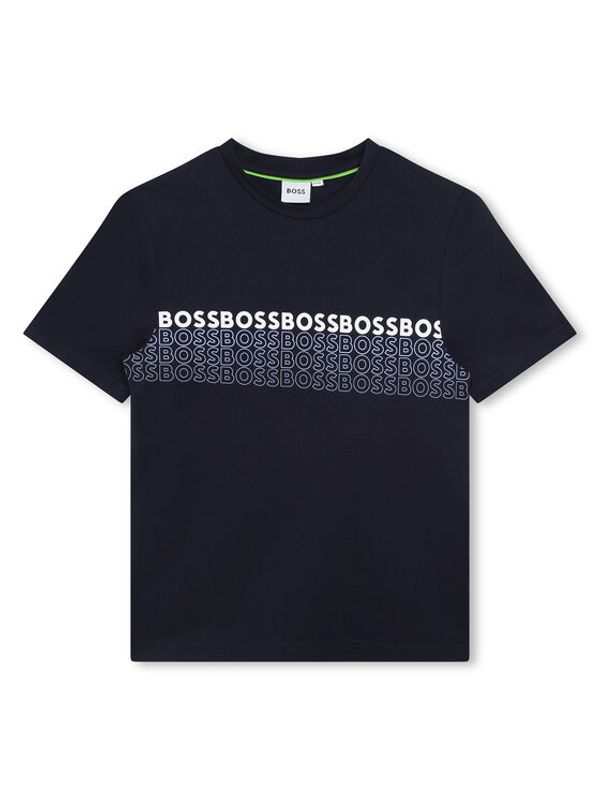 Boss Boss Тишърт J25O06 S Тъмносин Regular Fit