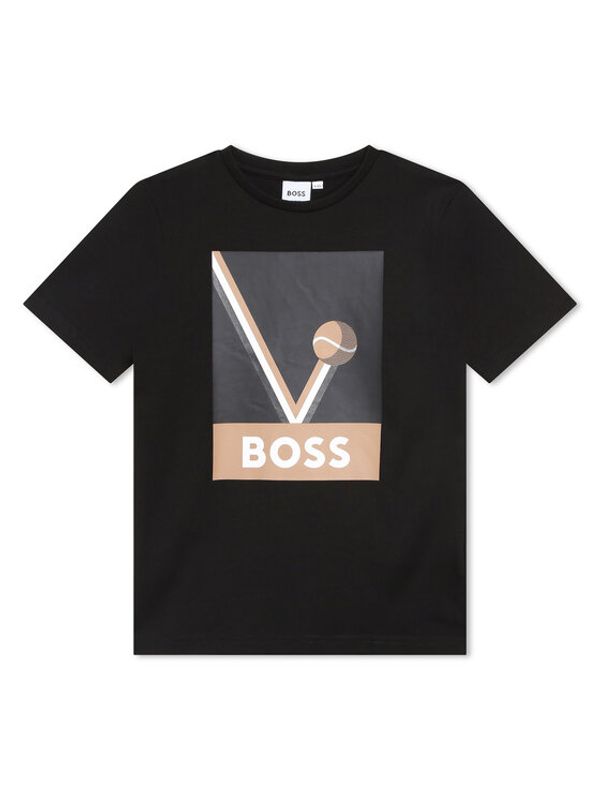 Boss Boss Тишърт J25O11 S Черен Regular Fit