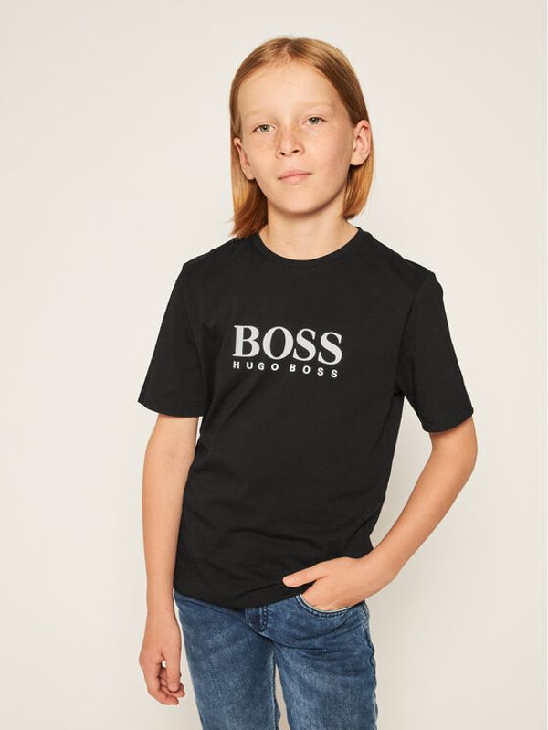 Boss Boss Тишърт J25P13 S Черен Regular Fit