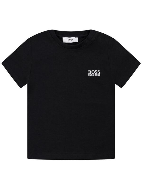 Boss Boss Тишърт J25P14 D Черен Regular Fit