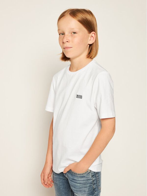 Boss Boss Тишърт J25P14 S Бял Regular Fit