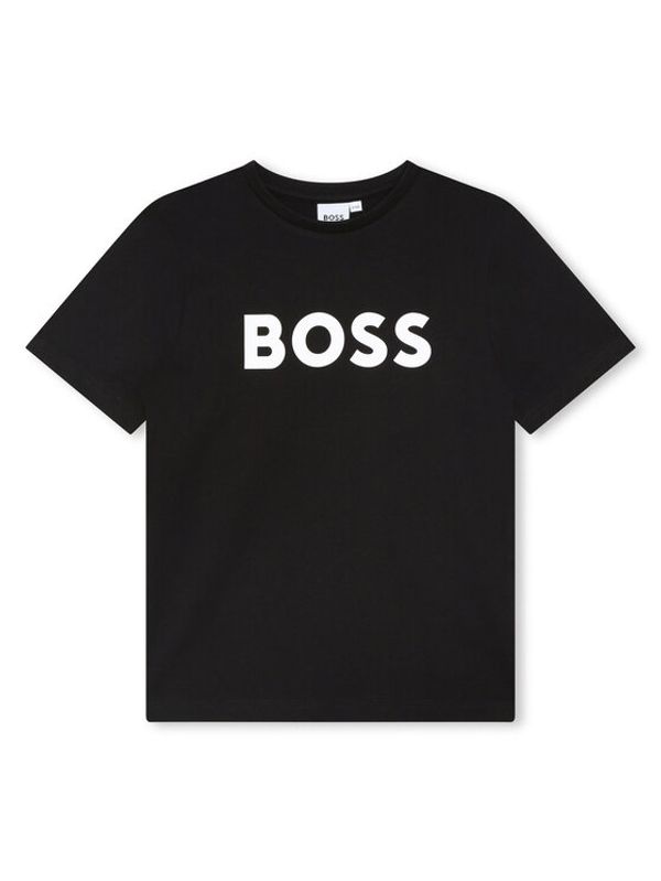 Boss Boss Тишърт J25P24 D Черен Regular Fit
