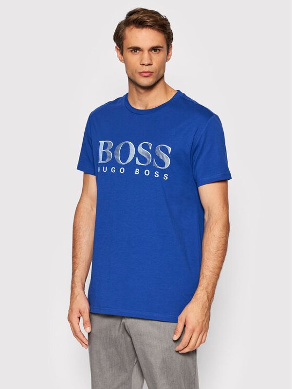 Boss Boss Тишърт Rn 50407774 Син Relaxed Fit