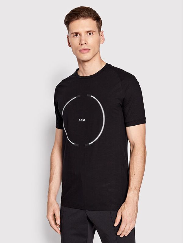 Boss Boss Тишърт Taleo 50472363 Черен Slim Fit