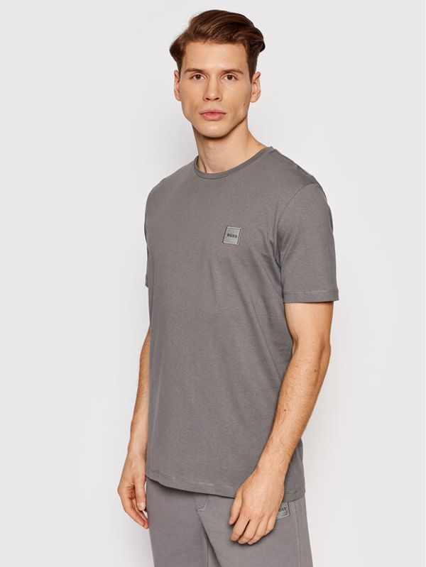 Boss Boss Тишърт Tales 1 50462767 Сив Regular Fit