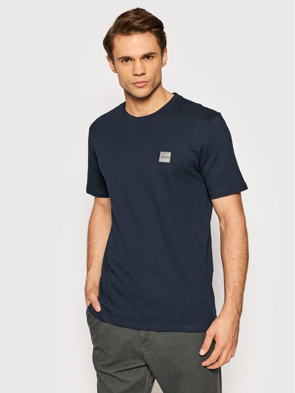 Boss Boss Тишърт Tales 1 50462767 Тъмносин Regular Fit