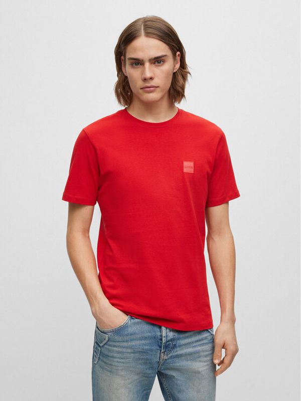 Boss Boss Тишърт Tales 50472584 Червен Relaxed Fit