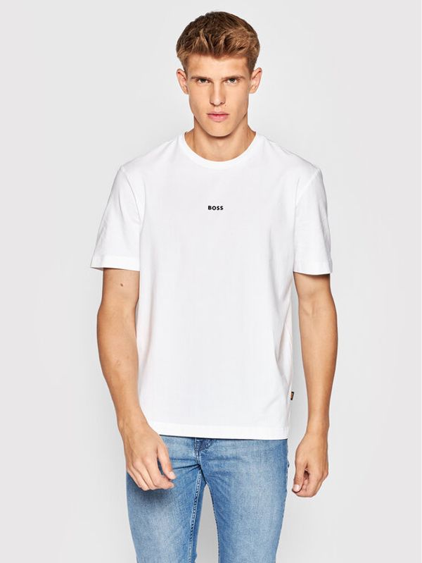 Boss Boss Тишърт TChup 50473278 Бял Relaxed Fit