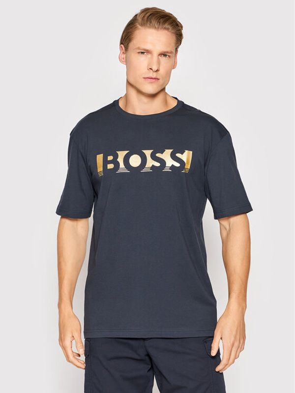 Boss Boss Тишърт Tee 1 50466295 Тъмносин Relaxed Fit