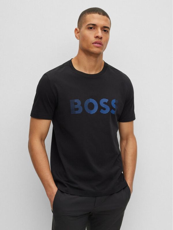 Boss Boss Тишърт Tee 1 50494106 Черен Regular Fit