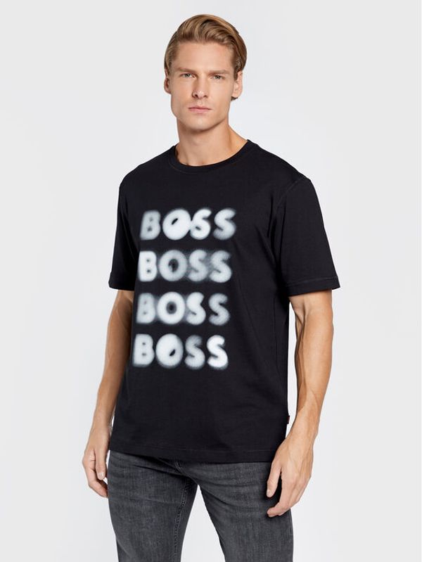 Boss Boss Тишърт Teetrury 2 50478776 Черен Relaxed Fit
