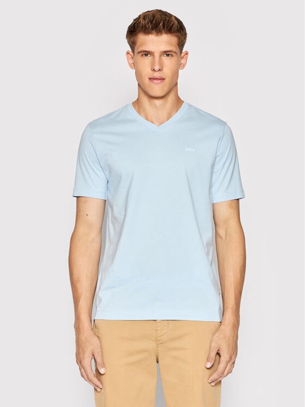 Boss Boss Тишърт Terry 01 50468348 Син Regular Fit