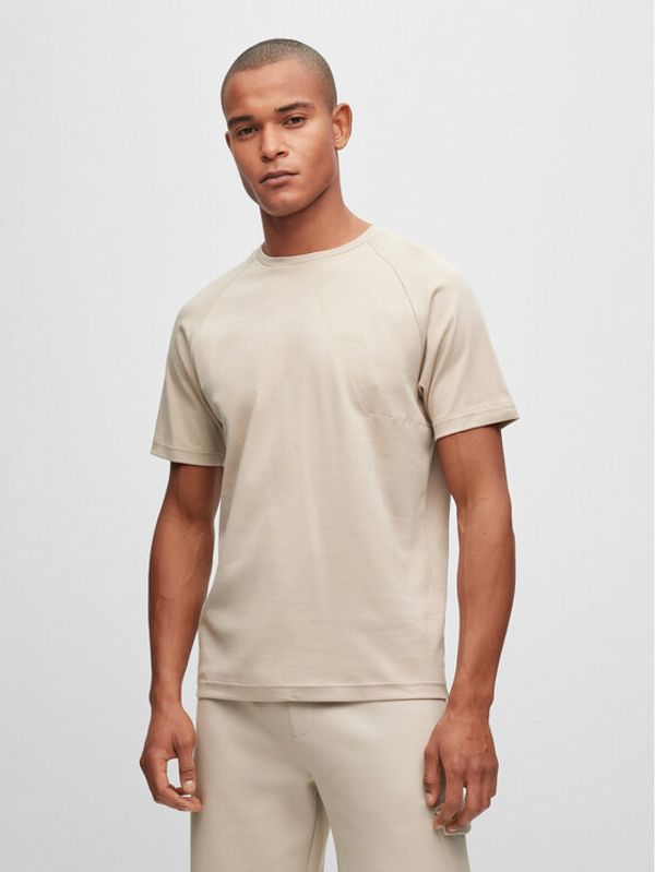 Boss Boss Тишърт Thilix 50494374 Бежов Regular Fit
