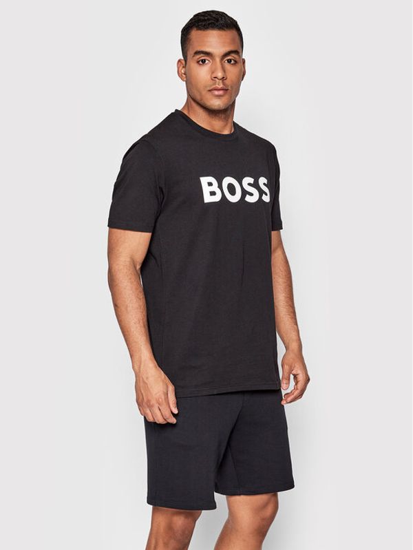 Boss Boss Тишърт Thinking 1 50481923 Черен Regular Fit