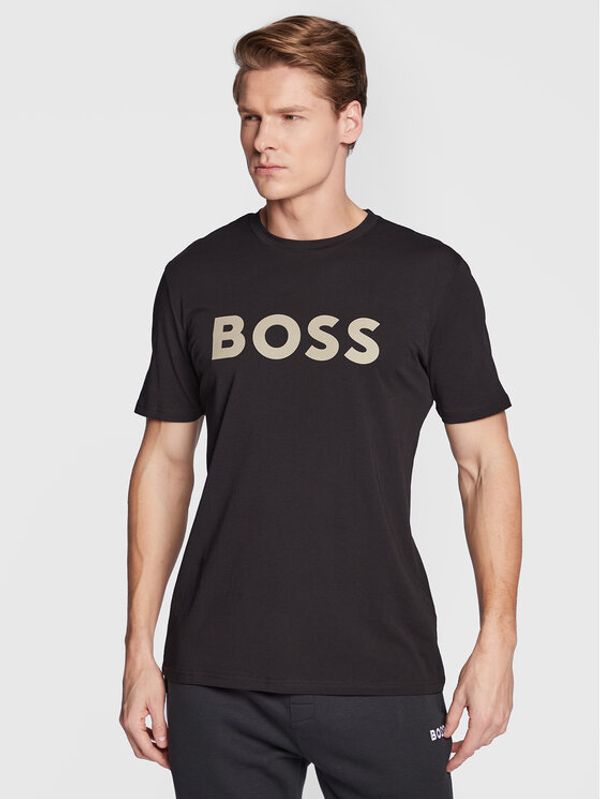 Boss Boss Тишърт Thinking 1 50481923 Черен Regular Fit