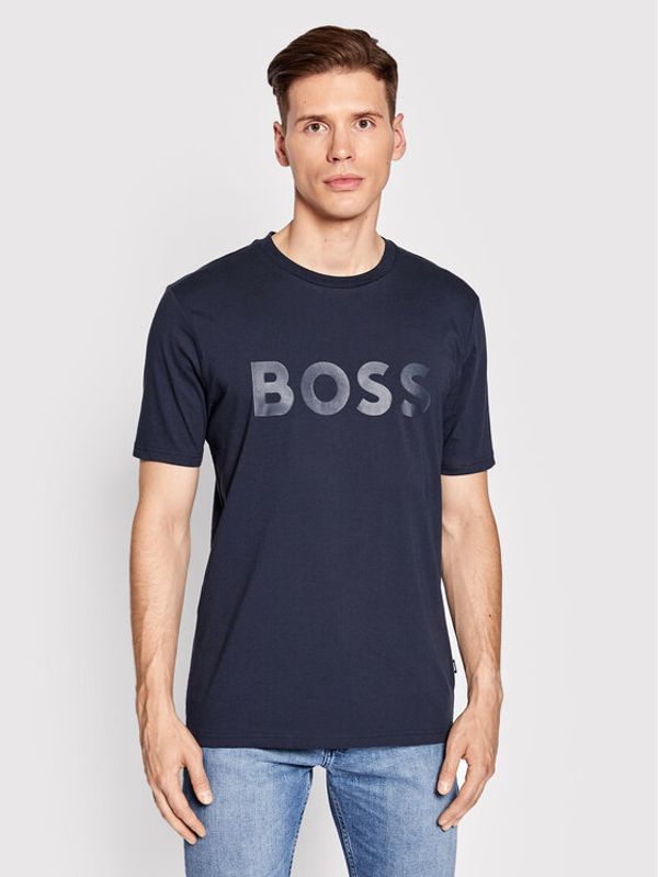 Boss Boss Тишърт Tiburt 272 50467075 Тъмносин Regular Fit