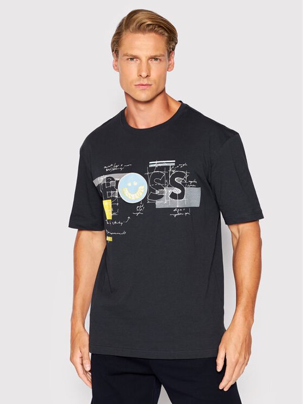 Boss Boss Тишърт Tiraxart 1 50472738 Тъмносин Regular Fit