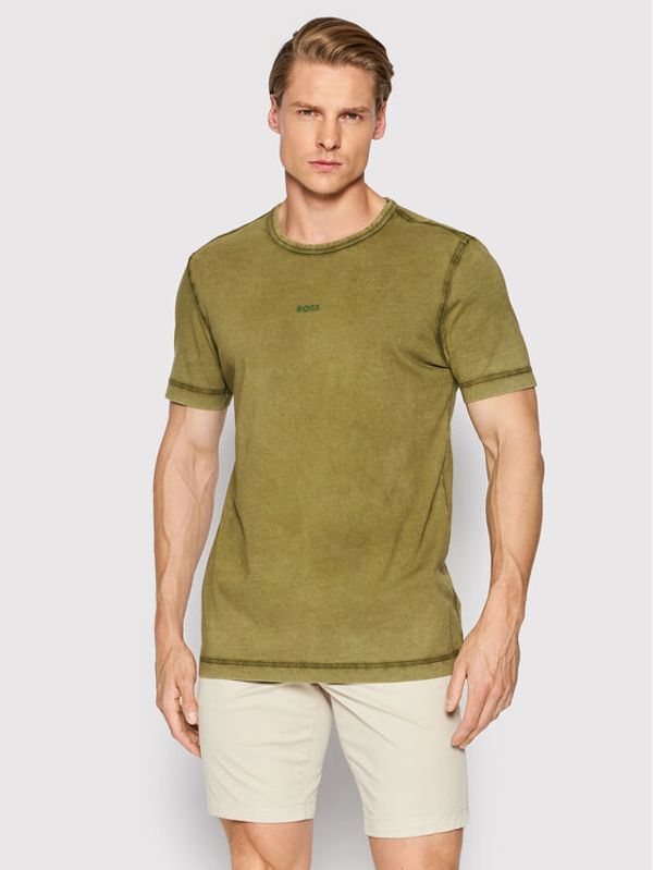 Boss Boss Тишърт Tokks 50468021 Зелен Regular Fit