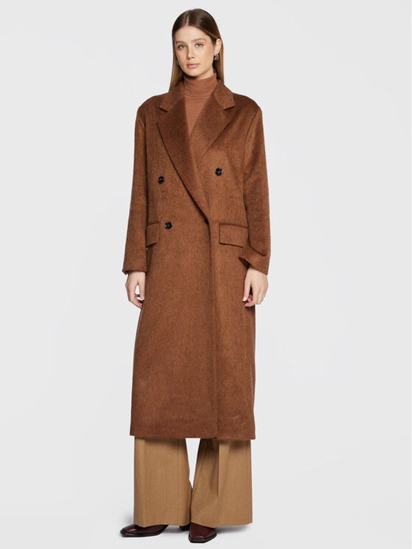 Boss Boss Вълнено палто Capala 50476834 Кафяв Regular Fit