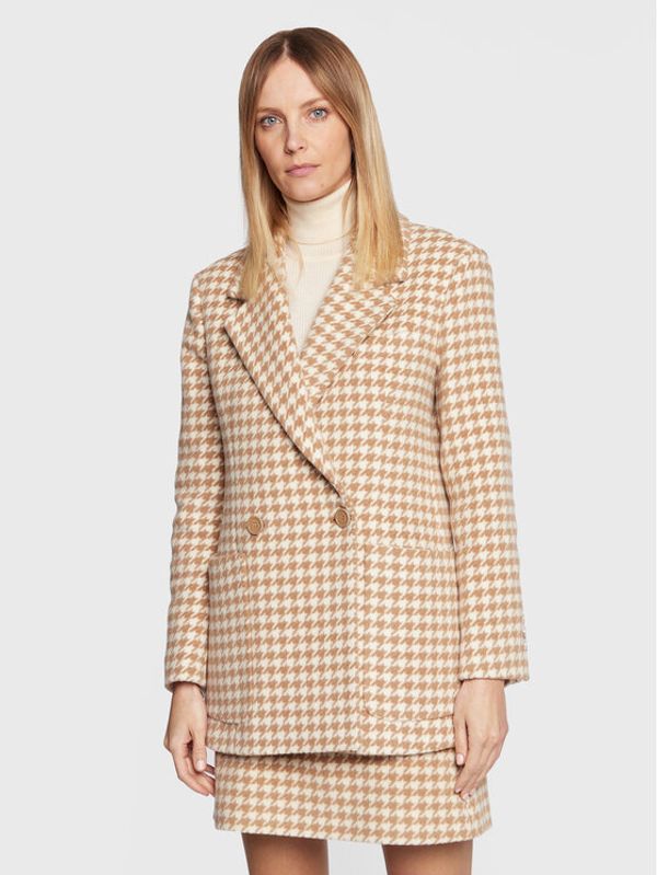 Boss Boss Вълнено палто Jahonda 50476718 Кафяв Regular Fit