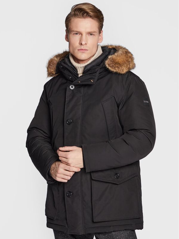 Boss Boss Зимно яке Donstantini 50476899 Черен Regular Fit