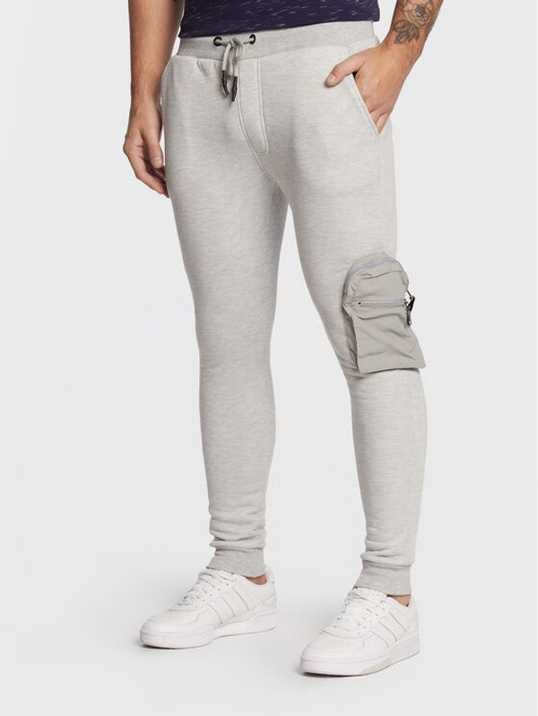 Brave Soul Brave Soul Долнище анцуг MJB-516HOUDINI Сив Regular Fit