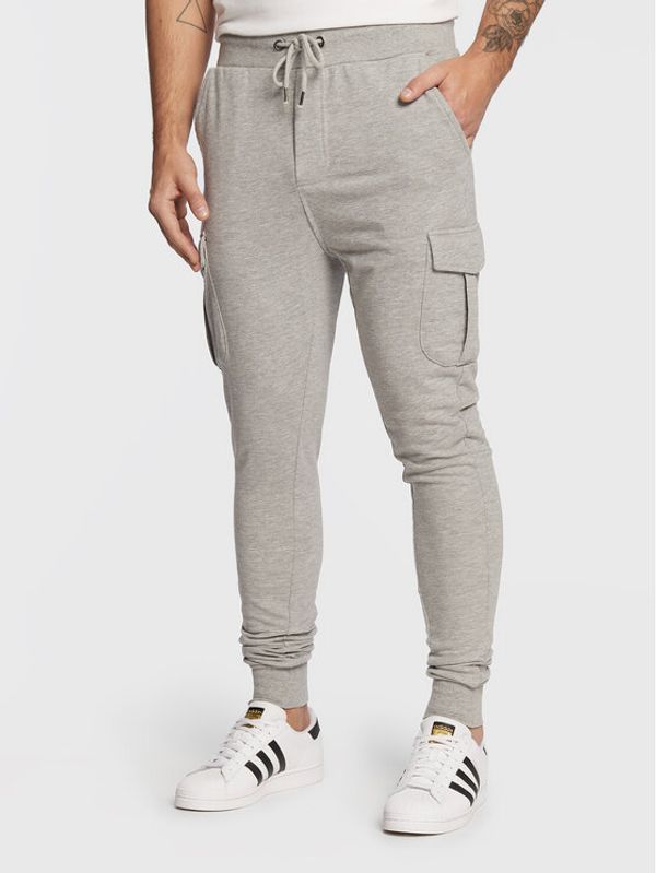 Brave Soul Brave Soul Долнище анцуг MJB-69GAUZE Сив Regular Fit