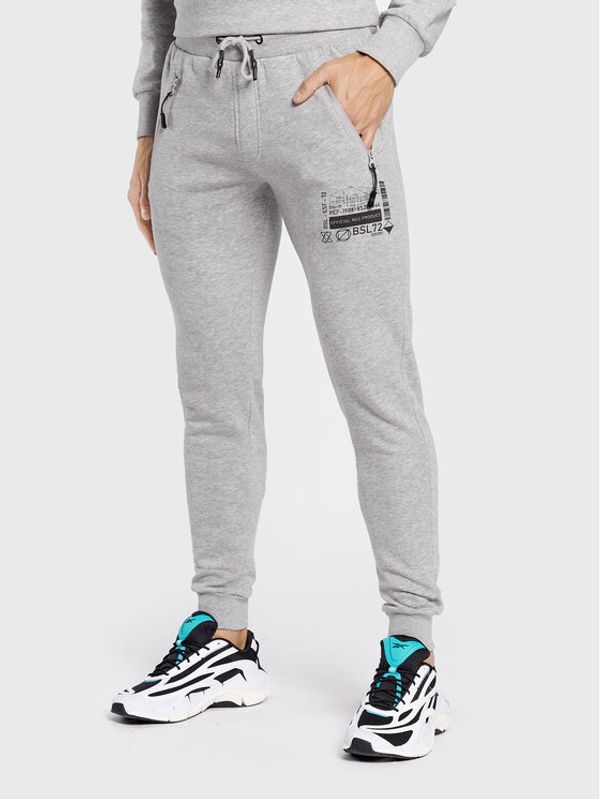 Brave Soul Brave Soul Долнище анцуг MJB-69SAMWELLB Сив Regular Fit